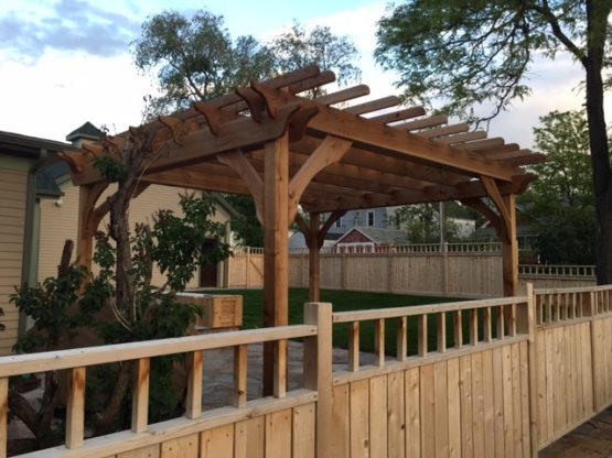 Pergola, Lawn Sprinklers, Drip System - Quincy St