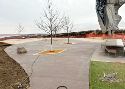 Landscaping Project - Dignity Statue