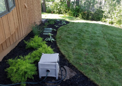 Edging, Mulch, Plants and Sod, and Lawn Irrigation System