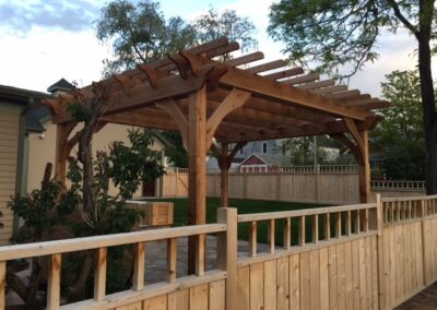Landscaping Project – Pergola, Lawn Sprinklers, Drip System